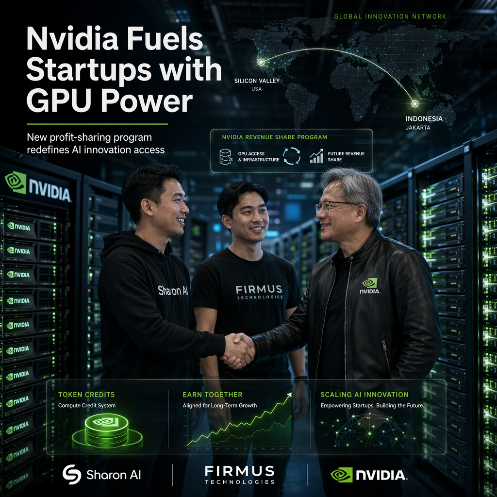 Nvidia Launches Revenue-Sharing Program, Offering Startups GPU Access in Exchange for Future Profits