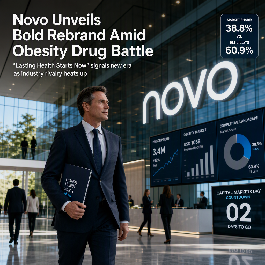 Novo Nordisk Rebrands as 'Novo' Amid Intensifying Obesity Drug Competition