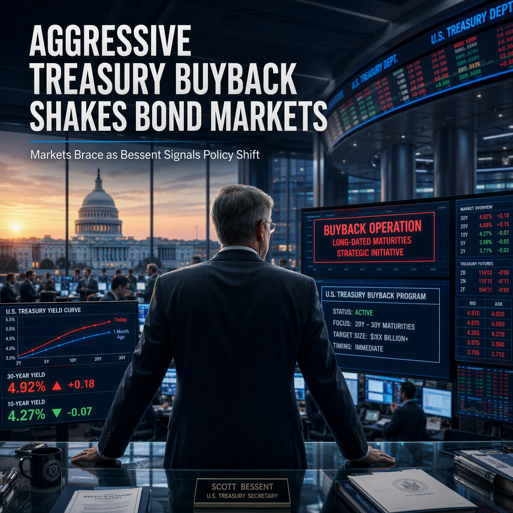 U.S. Treasury to Announce Aggressive Long-Dated Bond Buyback Amid FX Market Warnings