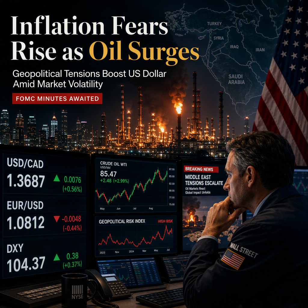 Rising Oil Prices and Geopolitical Tensions Fuel Inflation Fears, Supporting US Dollar Amid Mixed Currency Moves