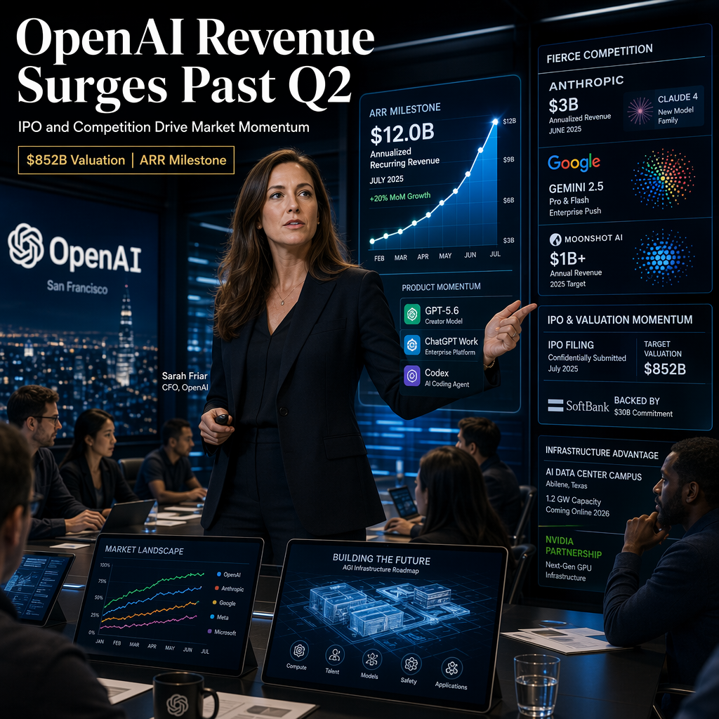 OpenAI's July ARR Surpasses Q2 Amid Intensifying AI Competition and IPO Preparations