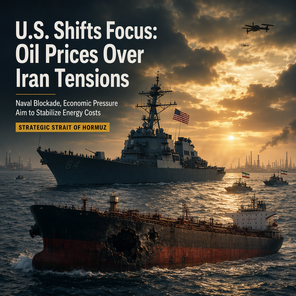 U.S. Prioritizes Low Oil Prices Amid Iran Conflict, Signals Indefinite Blockade and Economic Pressure