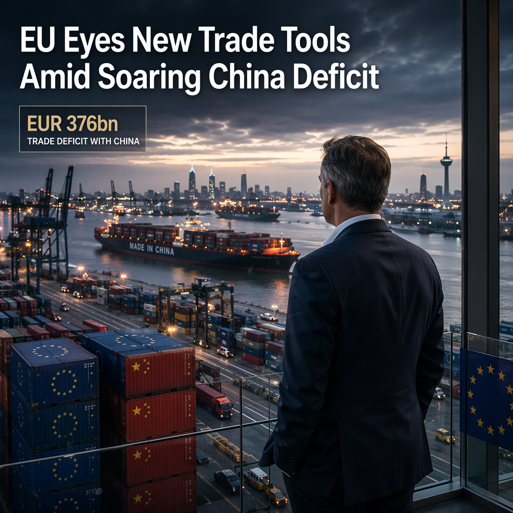 EU Considers New Trade Tools Amid Rising EUR 376bn Deficit With China