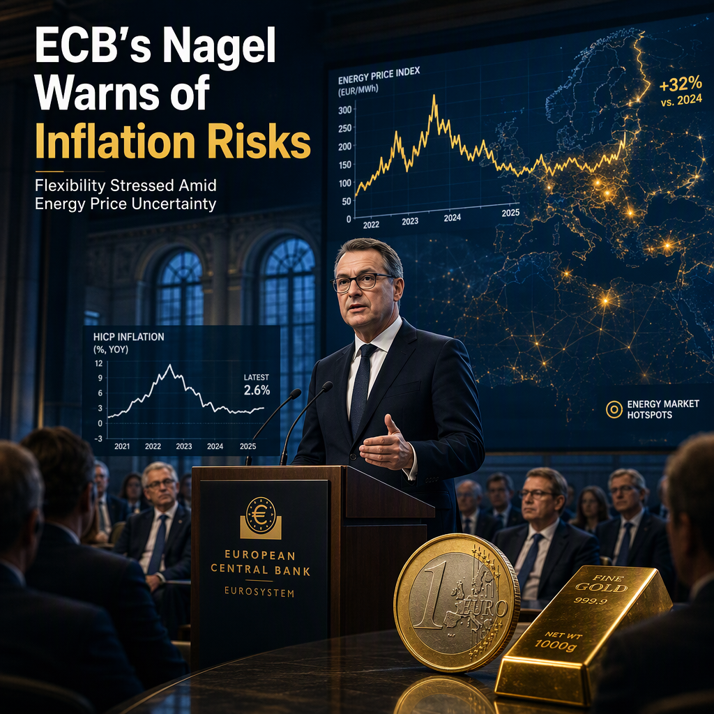 ECB’s Nagel Flags Upward Inflation Risks, Signals Policy Flexibility Amid Energy Price Concerns