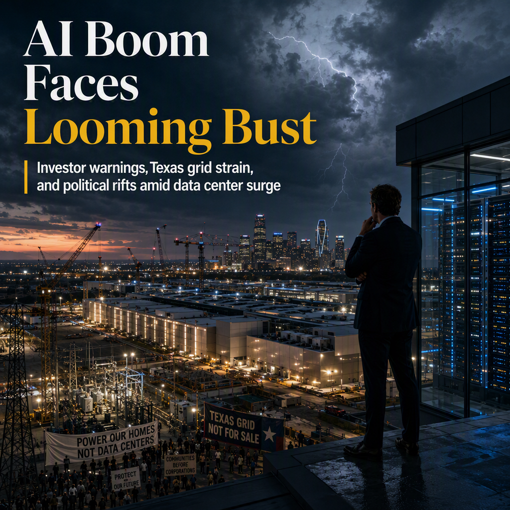 AI Market Faces Potential Bust Within a Year, Warns Investor Amid Texas Data Center Surge