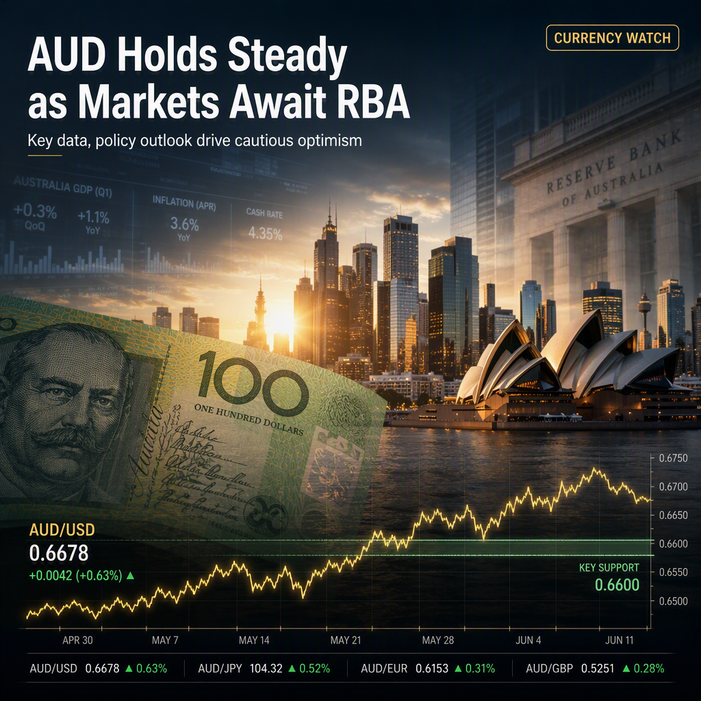 Australian Dollar Holds Above Key Support as Markets Eye GDP and RBA Policy Outlook