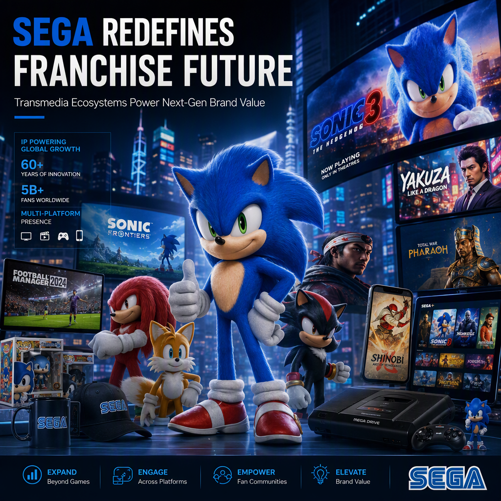Sega Shifts Focus to Transmedia Ecosystems to Boost Franchise Value