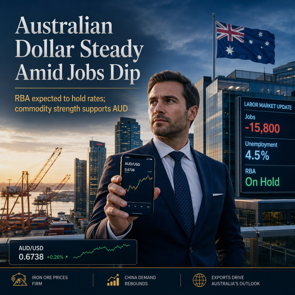 Australian Dollar Holds Gains Despite Softer July Jobs Data; RBA Expected to Stay on Hold