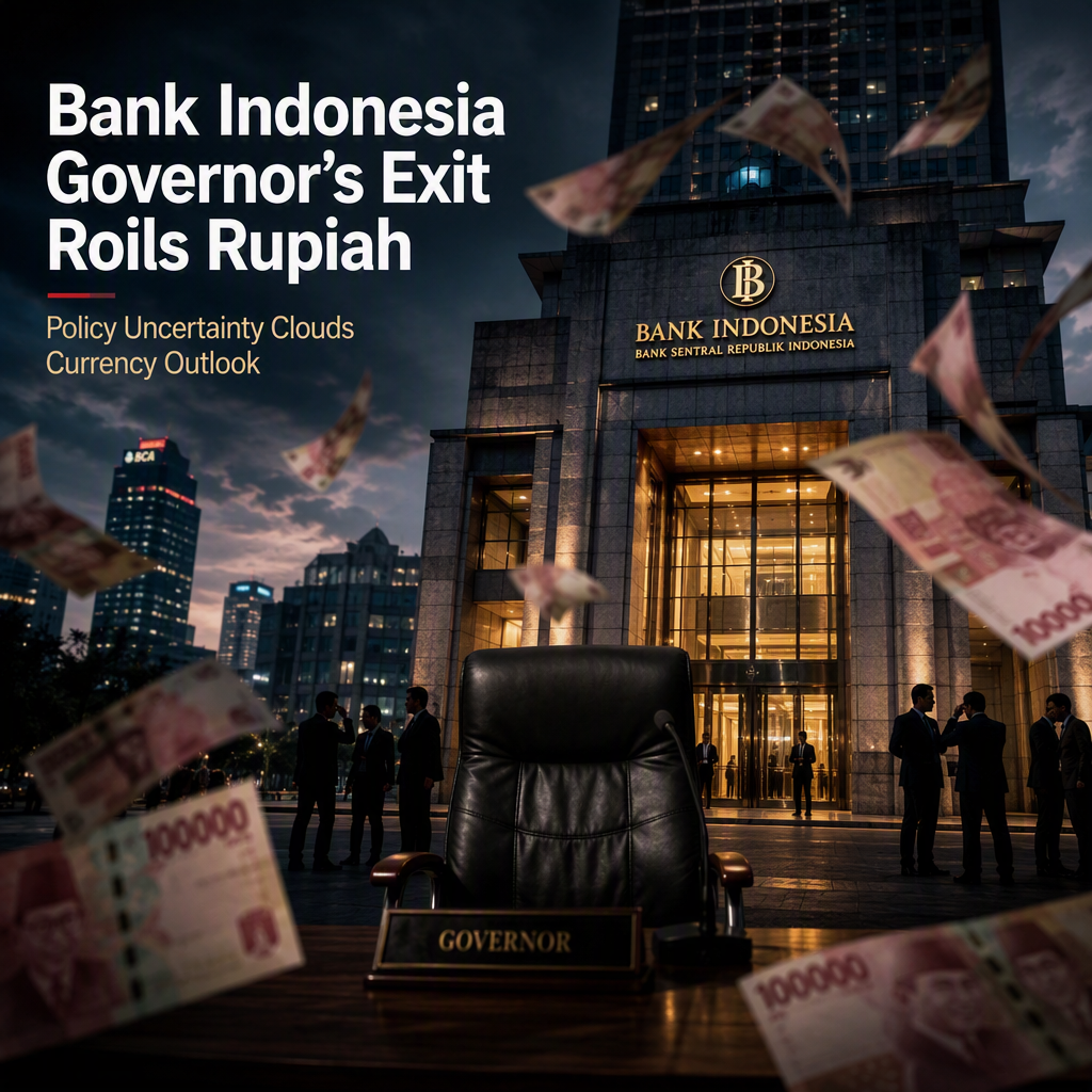 Bank Indonesia Governor's Surprise Resignation Sparks Policy Uncertainty and Weighs on Rupiah