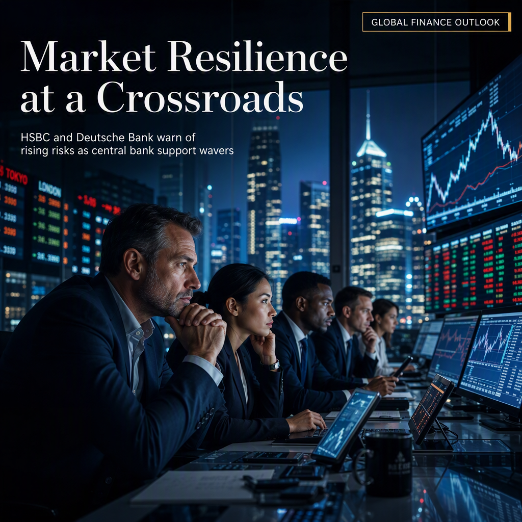 HSBC and Deutsche Bank Warn of Risks to Global Market Resilience Amid Central Bank Support