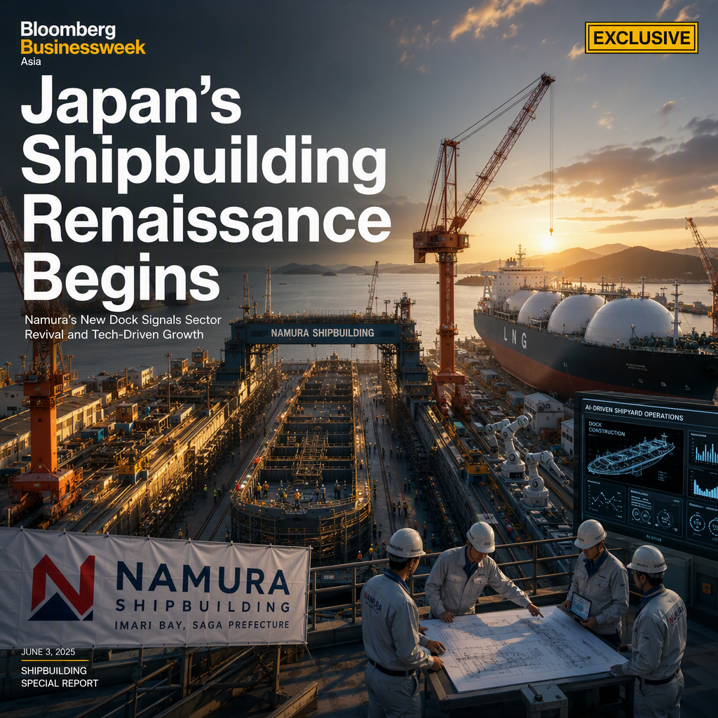 Namura Shipbuilding to Build Japan's First Large Dock Since 2017 Amid Sector Revival