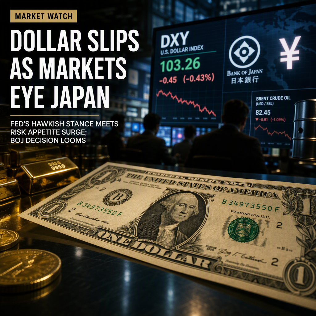 US Dollar Softens After Fed Hike as Markets Await Bank of Japan Decision