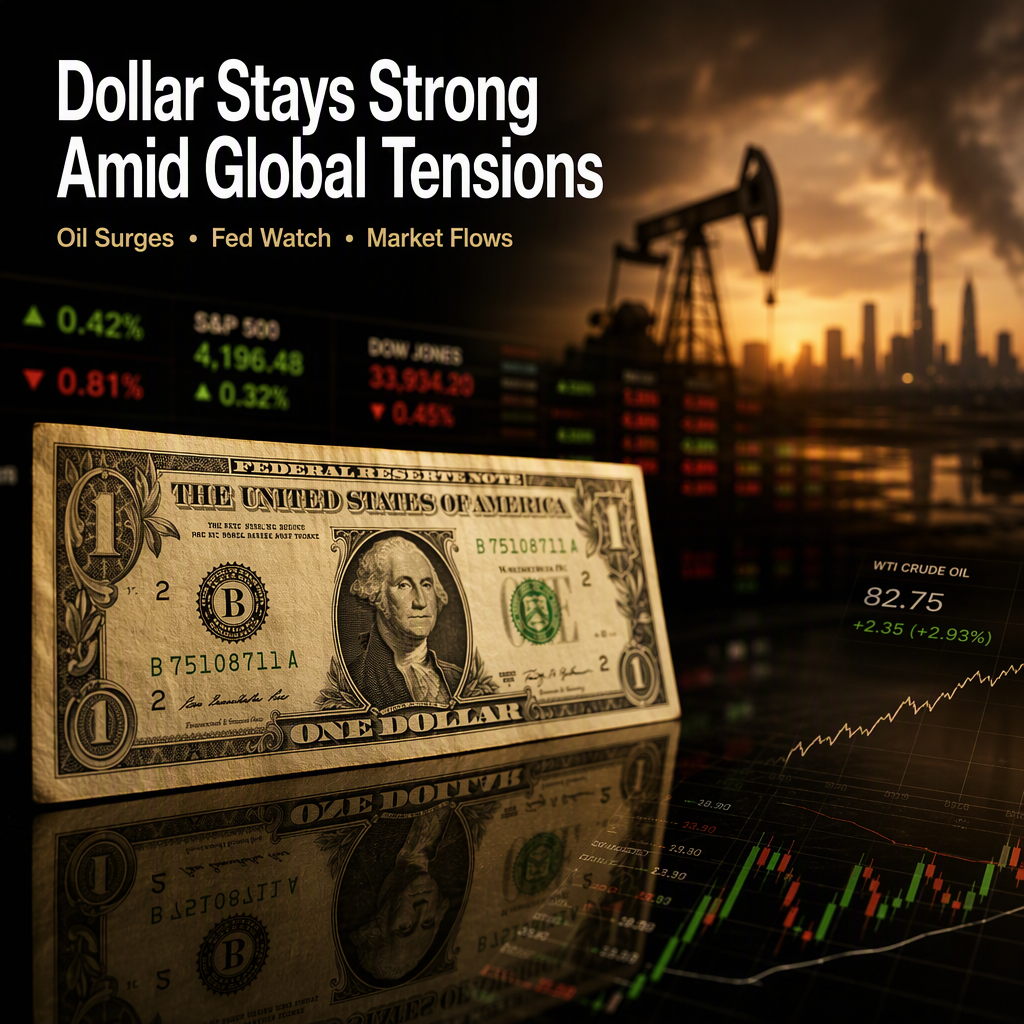 US Dollar Remains Firm Amid Rising Oil Prices, Middle East Tensions, and Shifting Capital Flows