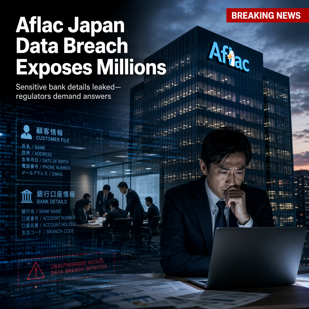 Aflac Japan Discloses Data Breach Affecting 4.38 Million Customers, Including Bank Details