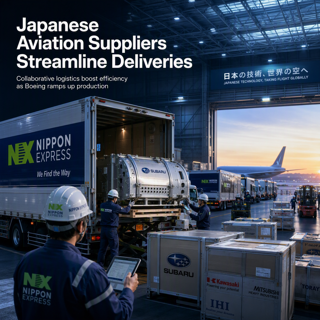 Japanese Aviation Suppliers Unite for Joint Deliveries as Boeing Boosts Production