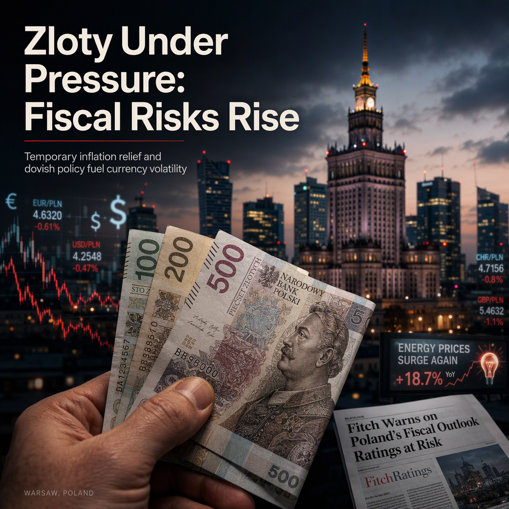 Polish Zloty Faces Pressure Amid Fiscal Risks and Dovish Monetary Policy Signals