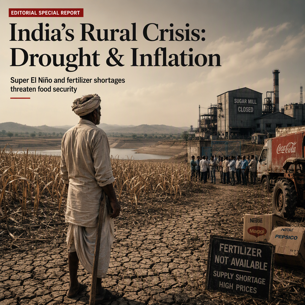 India Faces Food Crisis and Inflation Surge Amid Super El Niño and Fertilizer Shortages