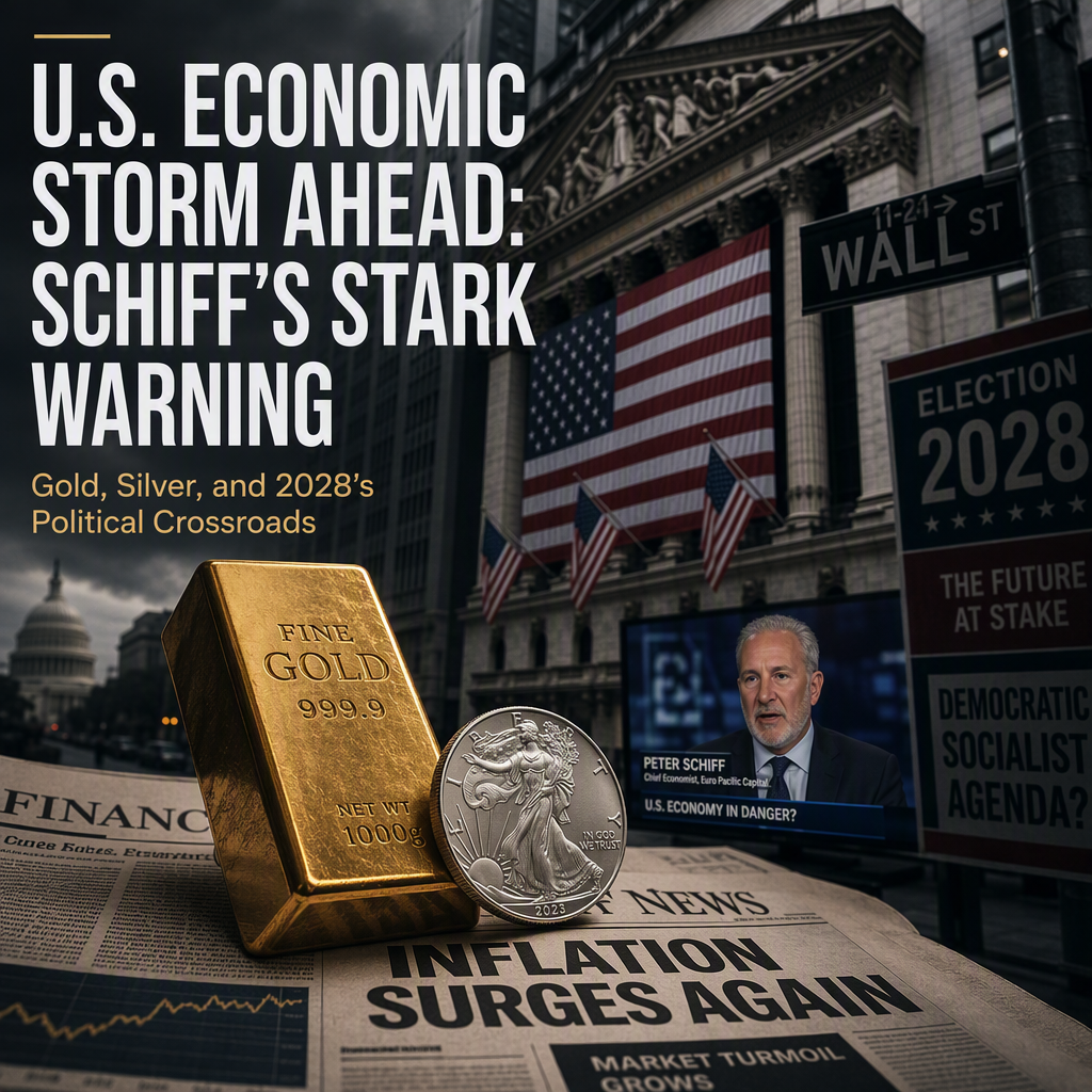 Peter Schiff Warns of U.S. Economic Decline and 2028 Democratic Socialist Threat
