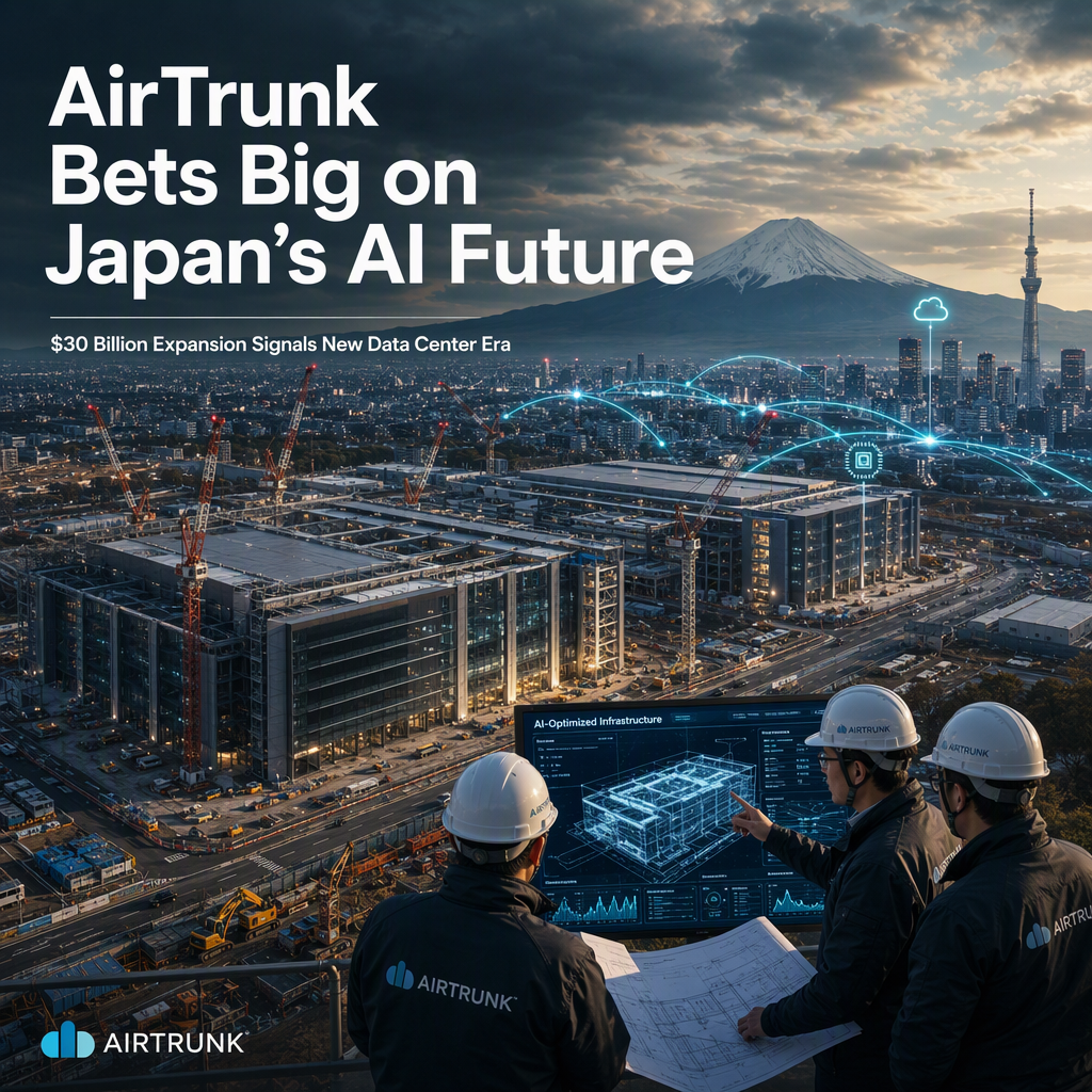AirTrunk to Triple Japan Data Center Investment to $30 Billion Amid AI Boom