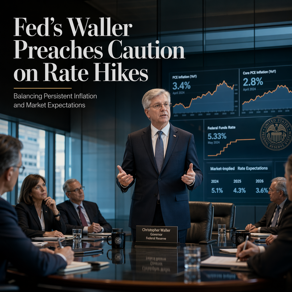 Fed's Waller Urges Caution on Rate Hikes Amid Persistent Inflation Pressures