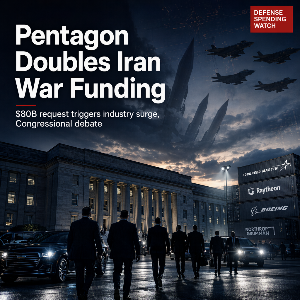 Pentagon to Request $80 Billion for Iran War Costs, Doubling Initial Estimates