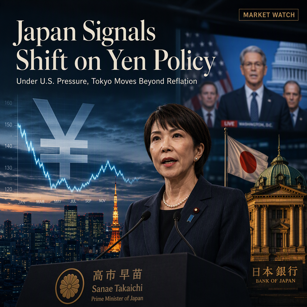 Japan Shifts Away from Reflation Amid Intensified U.S. Pressure on Yen Policy