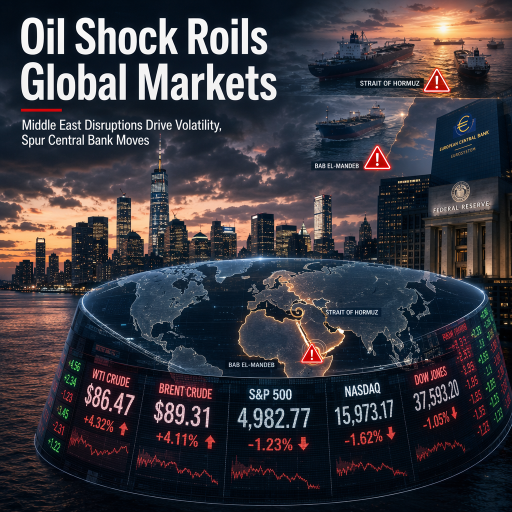 Oil Price Surge Sparks Global Market Volatility Amid Middle East Tensions and Central Bank Policy Shifts