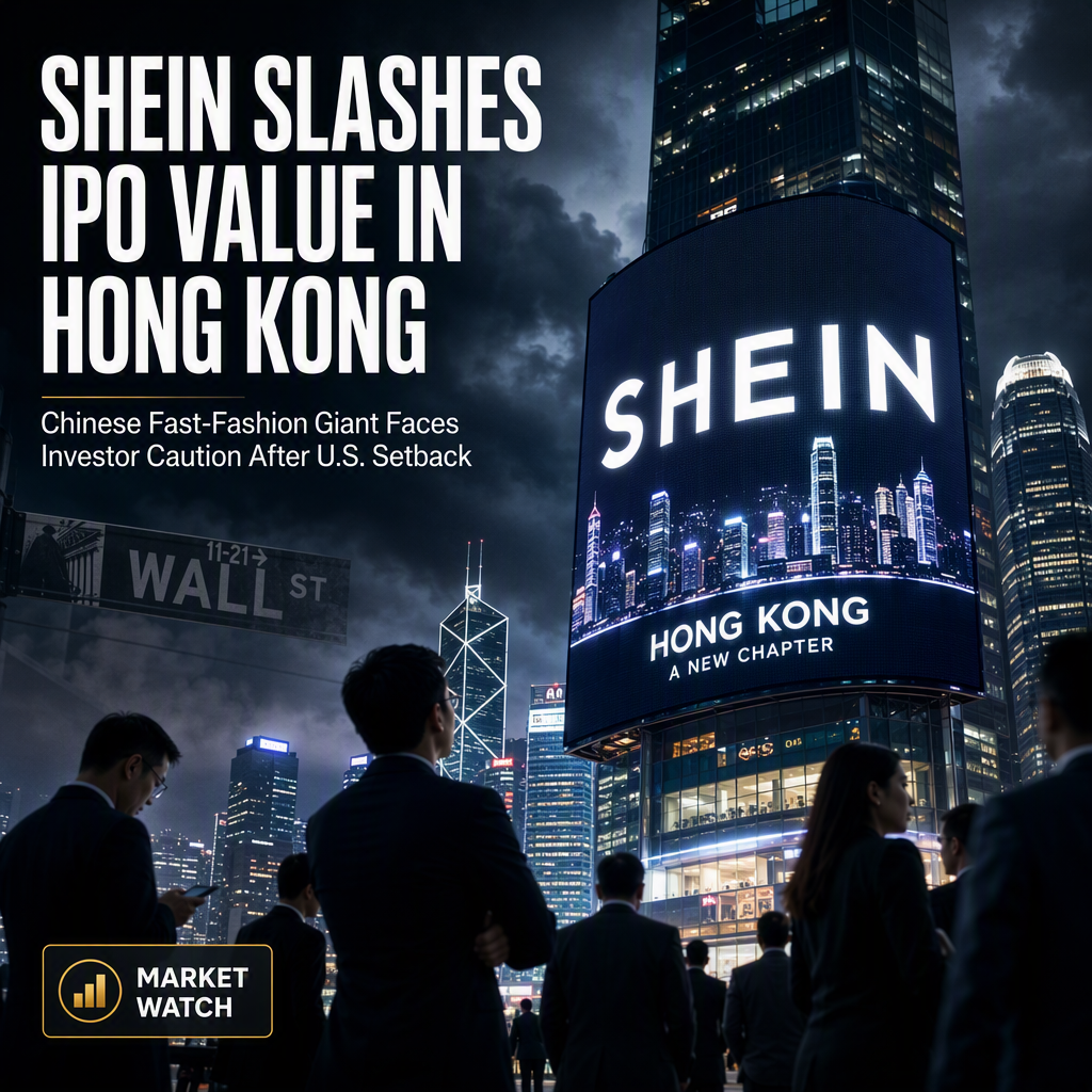 Shein Slashes IPO Valuation to $27 Billion in Hong Kong After U.S. Setback