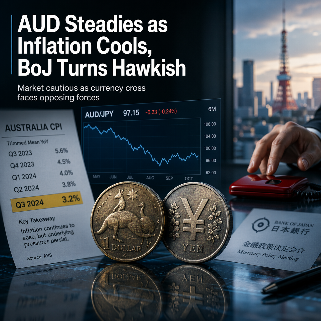 Australian Dollar Holds Steady Against Yen as Inflation Cools and BoJ Signals Hawkish Shift