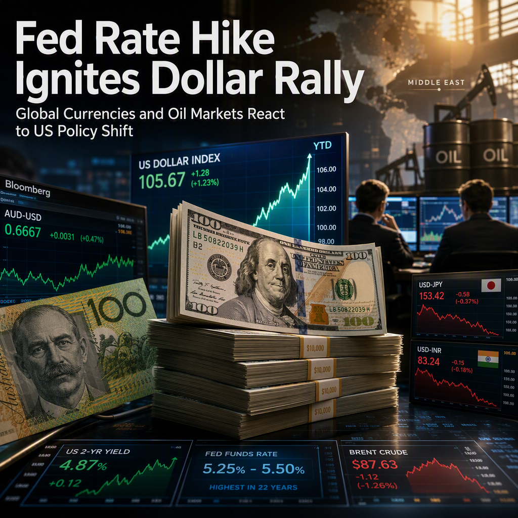 Fed Rate Hike Lifts US Dollar; Global Currencies React Amid Inflation and Oil Market Shifts