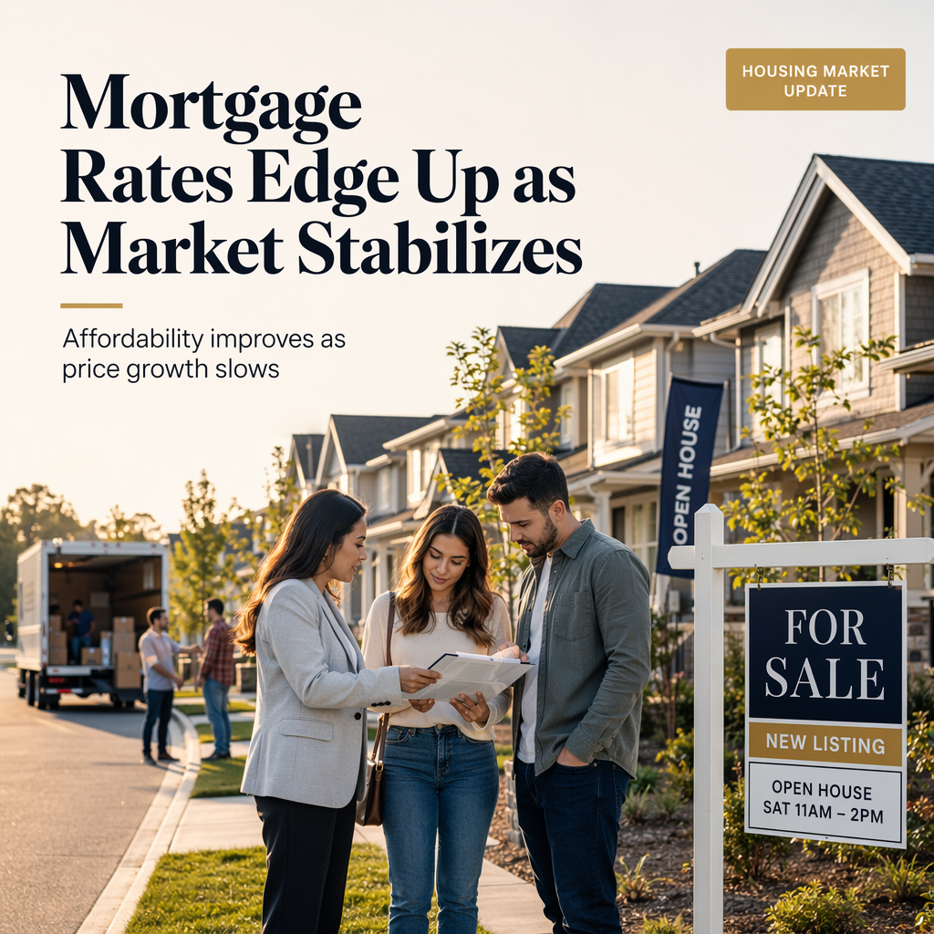 Mortgage Rates Edge Up to 6.49% as Housing Market Shows Signs of Stability