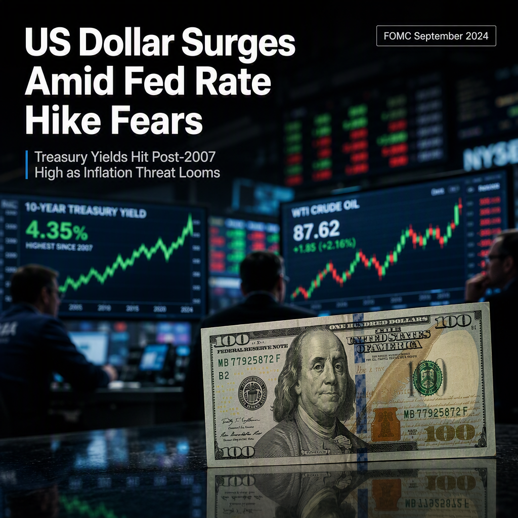 US Dollar Strengthens as Markets Brace for Fed Rate Hike Amid Surging Treasury Yields and Inflation Concerns