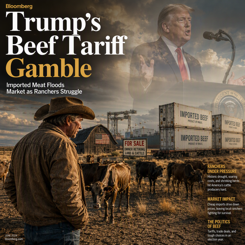Trump Unveils Plan to Slash Beef Prices Amid Historic U.S. Cattle Shortage
