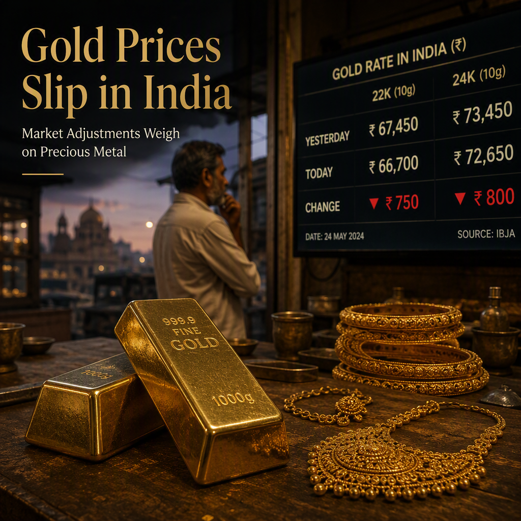 Gold Prices Decline in India Amid Market Adjustments