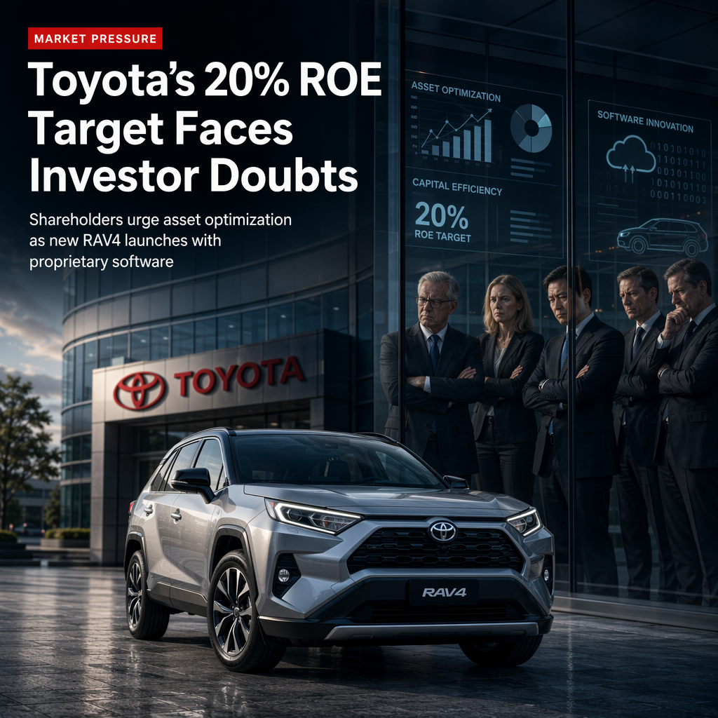 Toyota Faces Investor Skepticism Over Ambitious 20% ROE Target