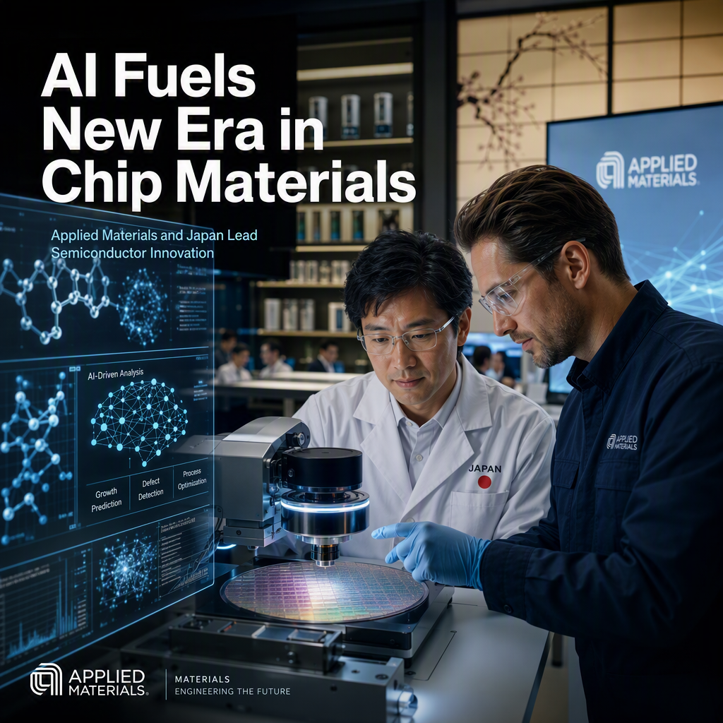 Applied Materials Leverages AI and Japanese Partnerships to Accelerate Chip Materials Discovery