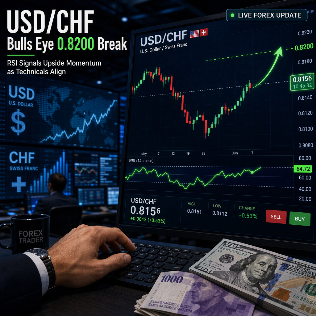USD/CHF Bulls Target 0.8200 as RSI Signals Upside Momentum