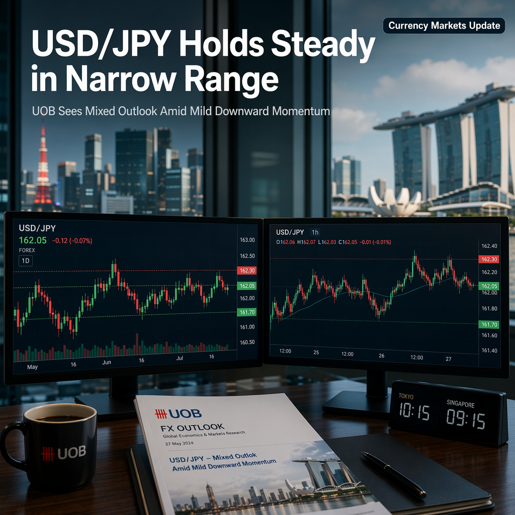 UOB Maintains Mixed Range Outlook for USD/JPY Amid Slight Downward Momentum