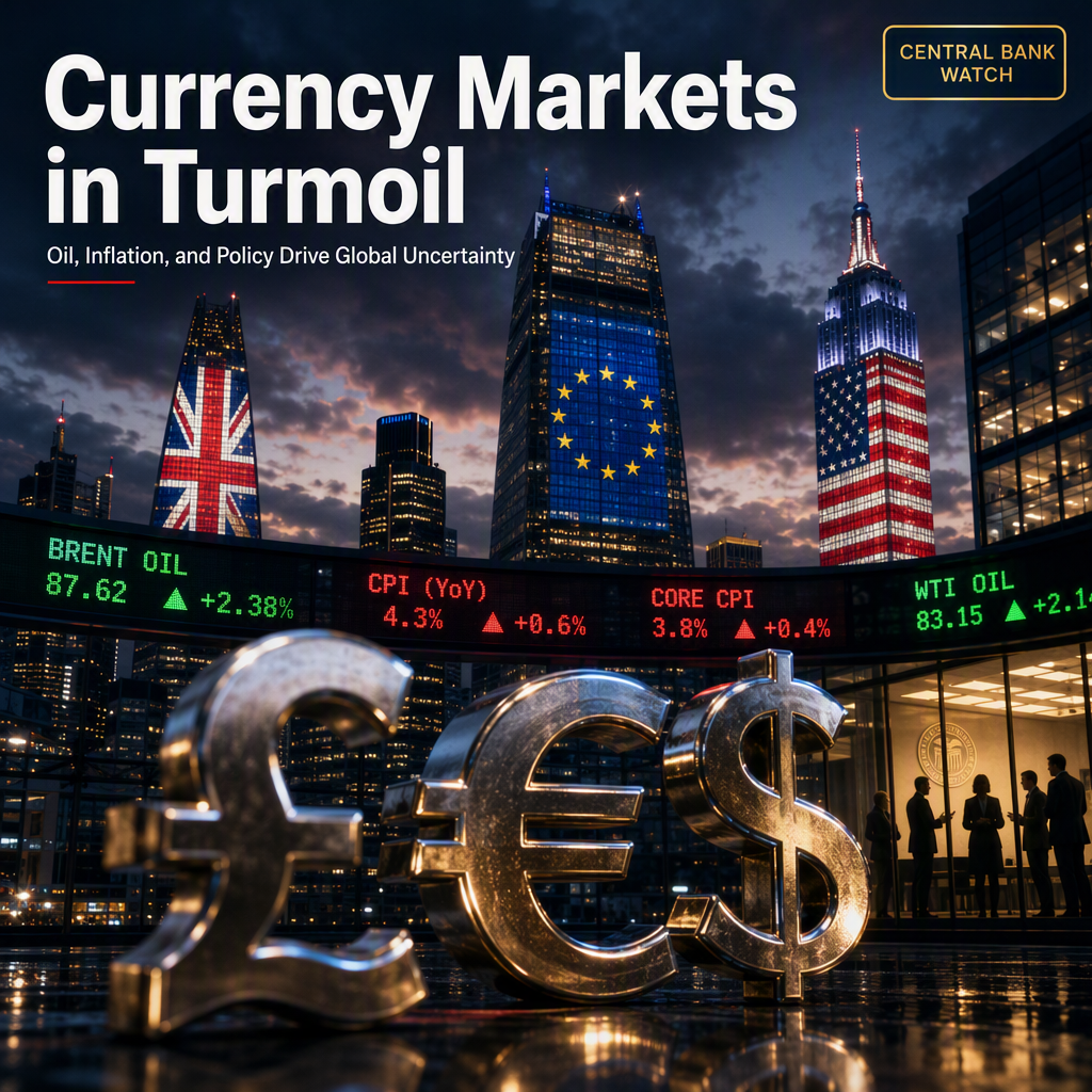 Global Currency Markets Face Uncertainty Amid Oil Rally, CPI Risks, and Central Bank Decisions