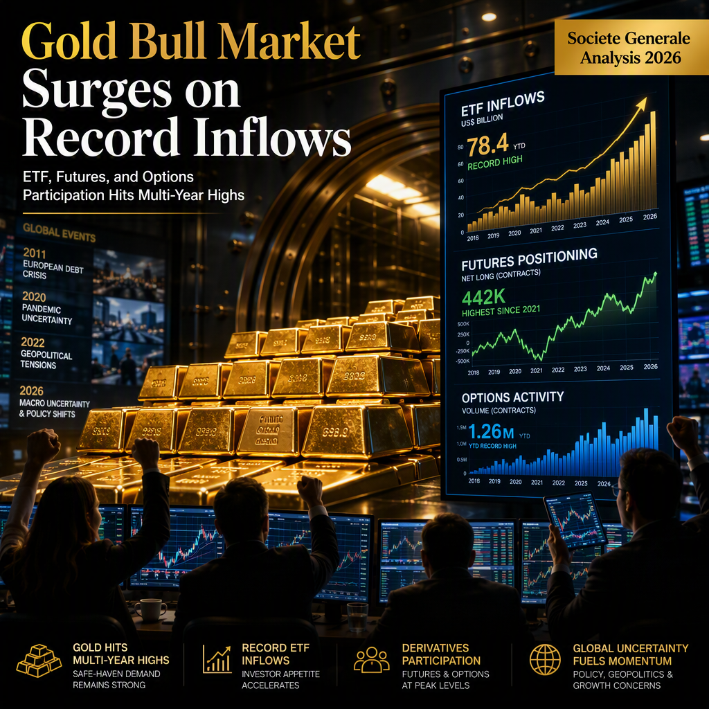 Gold Bull Market Strengthens as ETF Inflows and Futures Positioning Hit Multi-Year Highs