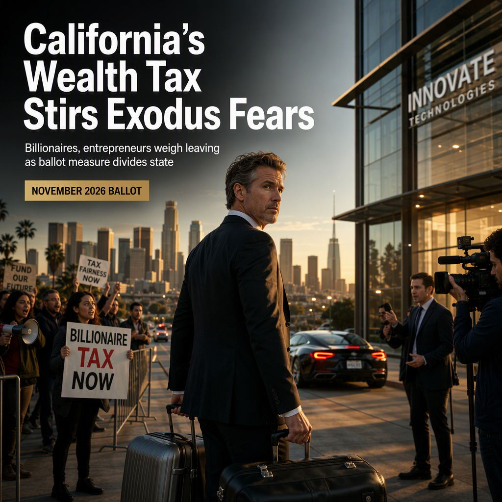 California's Proposed Billionaire Wealth Tax Sparks Fears of Mass Business Exodus