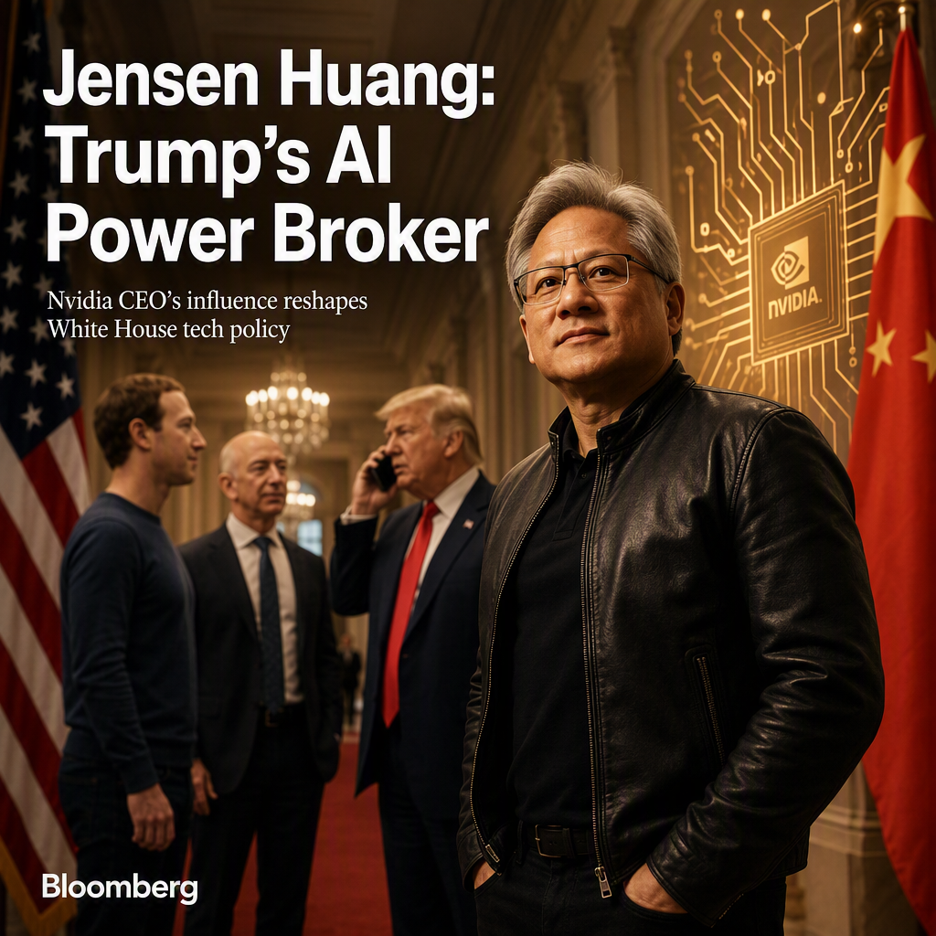 Nvidia CEO Jensen Huang Emerges as Key AI Policy Influencer in Trump Administration