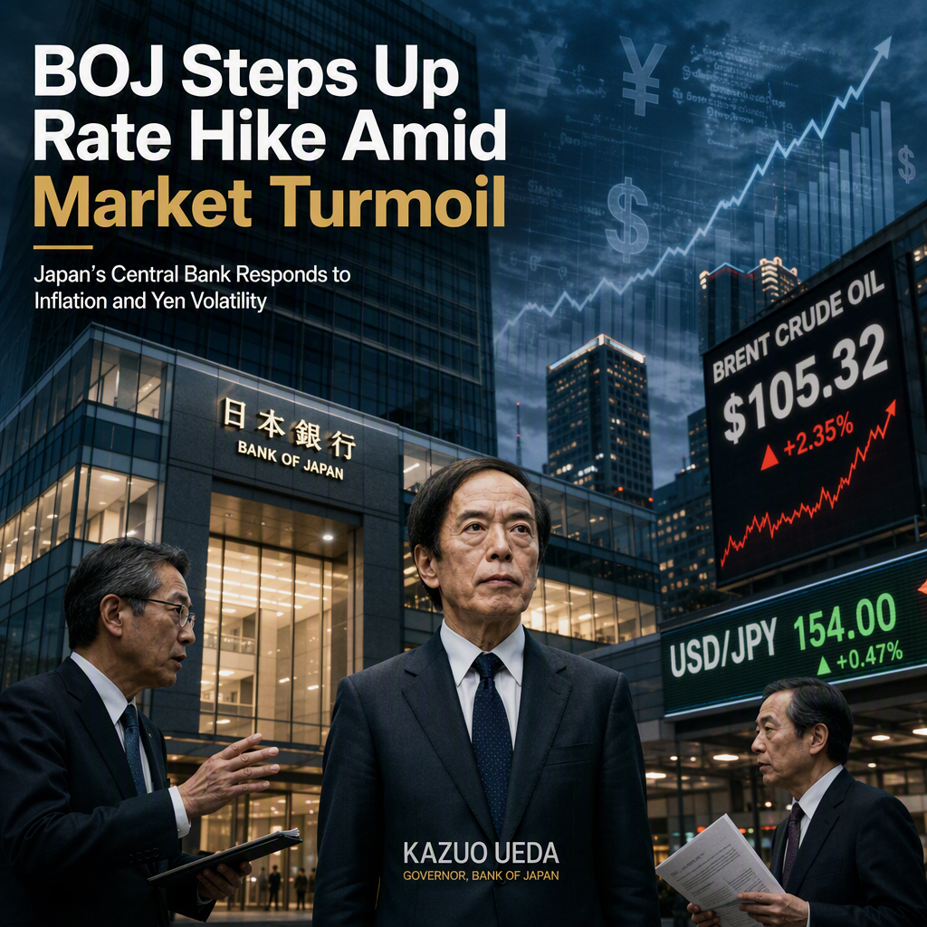 Bank of Japan Poised for Accelerated Rate Hike to 1.25% Amid Inflation and Yen Volatility