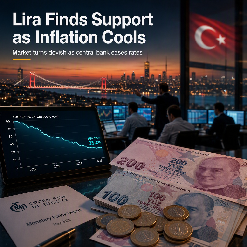 Turkish Lira Supported by Disinflation and Lower Funding Rates, ING Sees Gradual Repricing Ahead