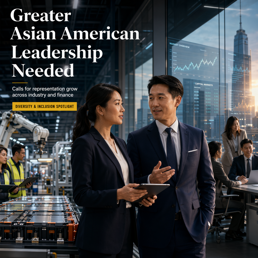 Asian American Leaders Call for Greater Representation in Industrial and Financial Sectors