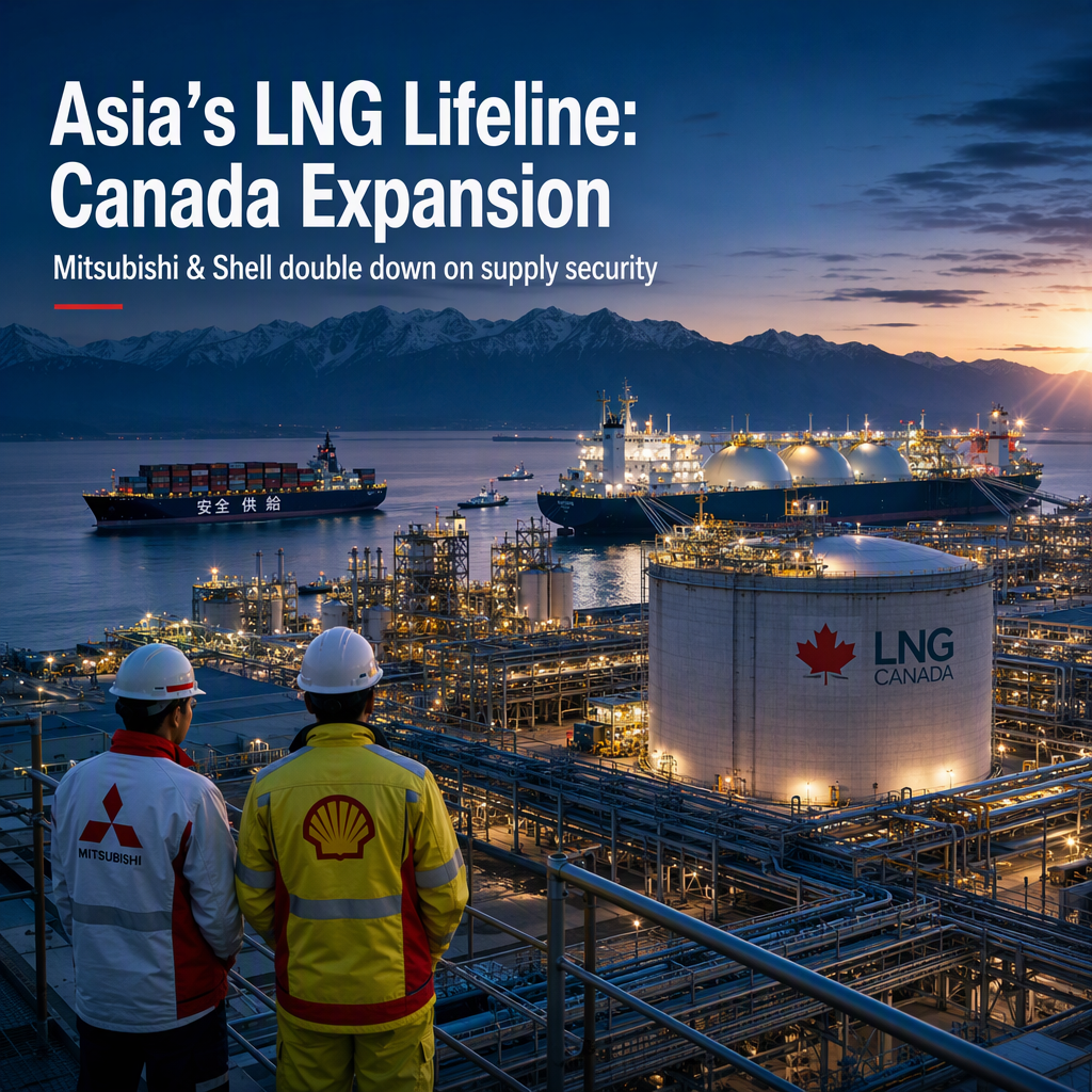 Mitsubishi and Shell to Double LNG Canada Capacity Amid Asian Supply Concerns