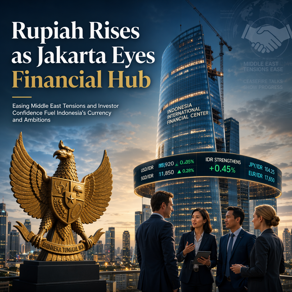 Indonesian Rupiah Strengthens as Jakarta Eyes Financial Hub Status Amid Easing Geopolitical Tensions