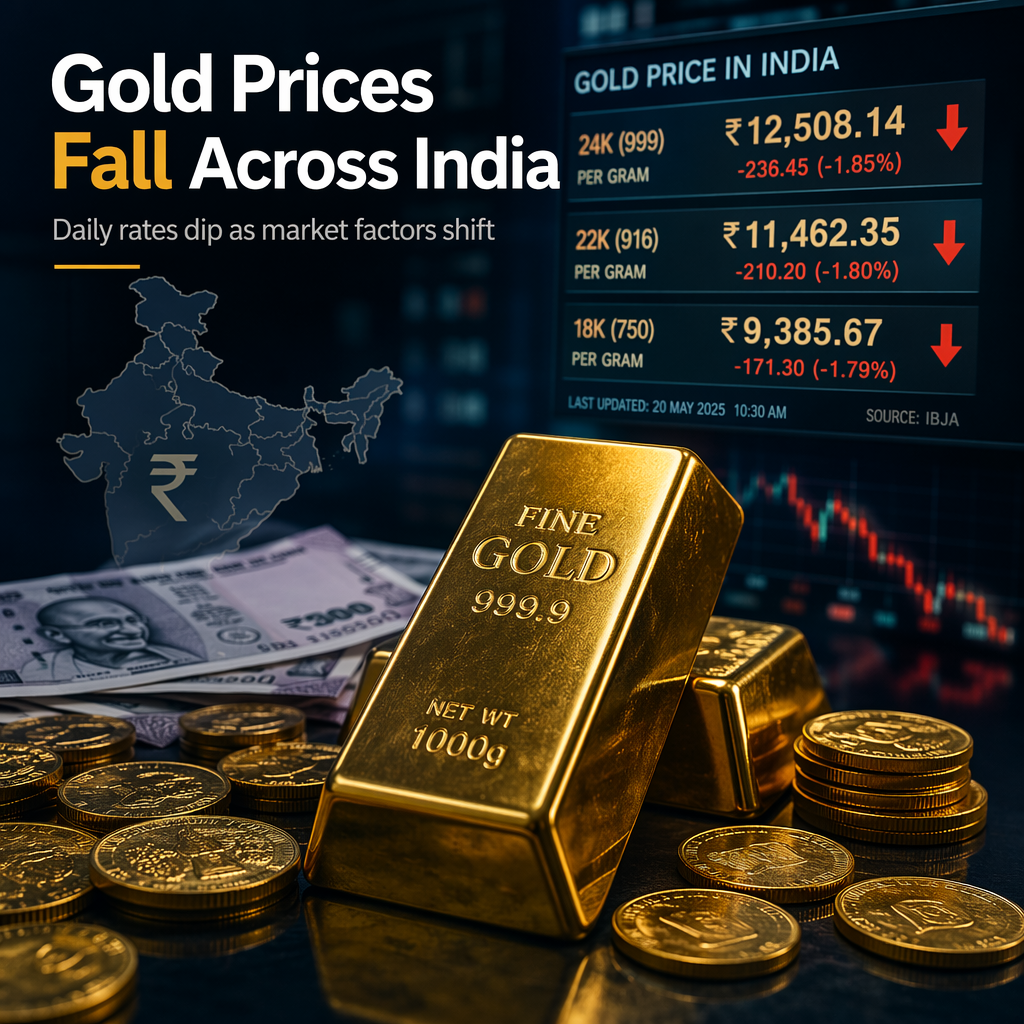 Gold Prices Decline in India Amid Daily Market Adjustments