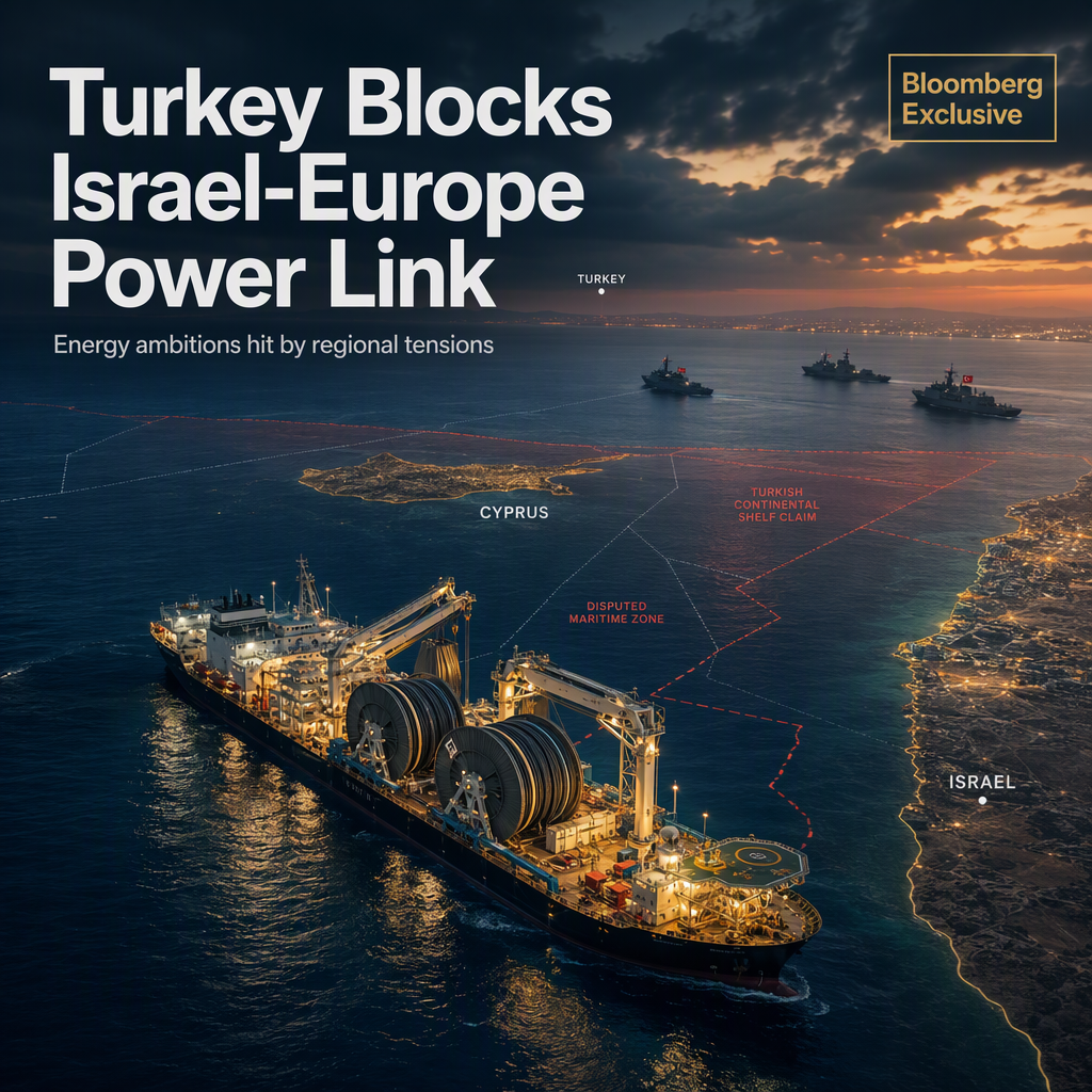Turkey Blocks Israel-Europe Power Link Amid Escalating Regional Tensions
