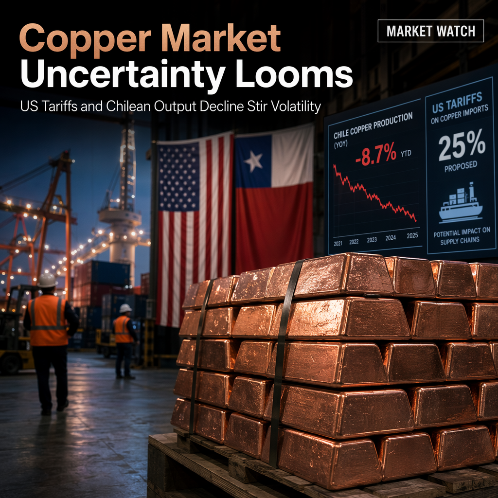 Copper Market Faces Uncertainty Amid Potential US Tariffs and Declining Chilean Output